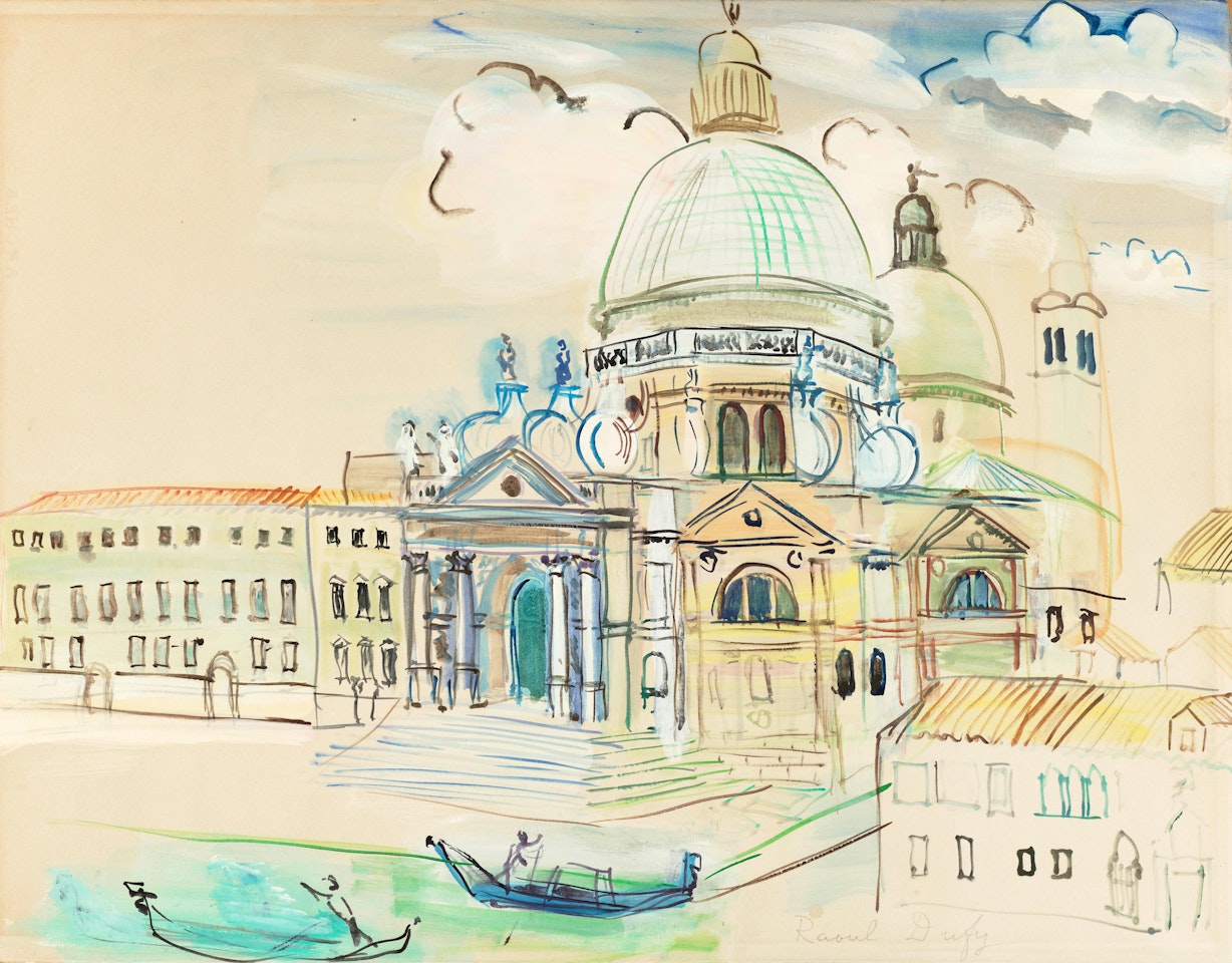 Santa Maria Della Salute à Venise by Raoul Dufy