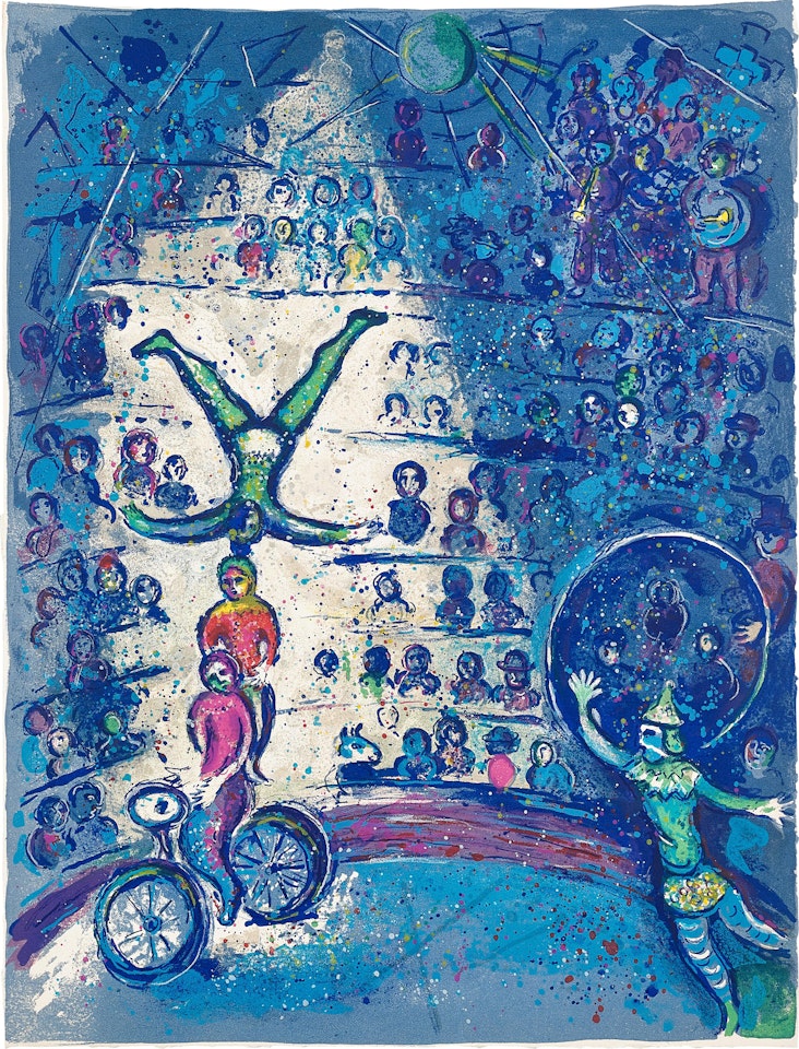 Le Cirque: One Plate (M.491; C. BKS. 68)  by Marc Chagall