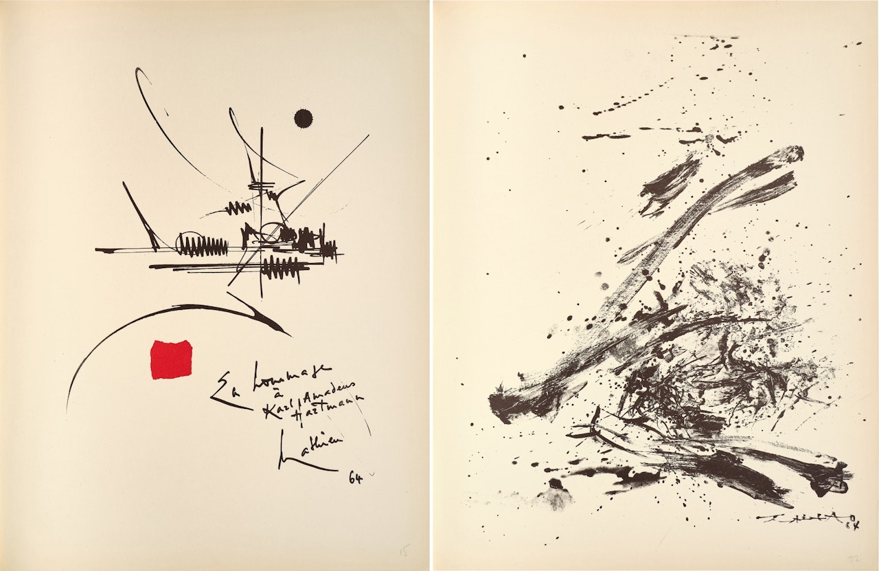 Epitaph Karl Amadeus Hartmann by Zao Wou-Ki