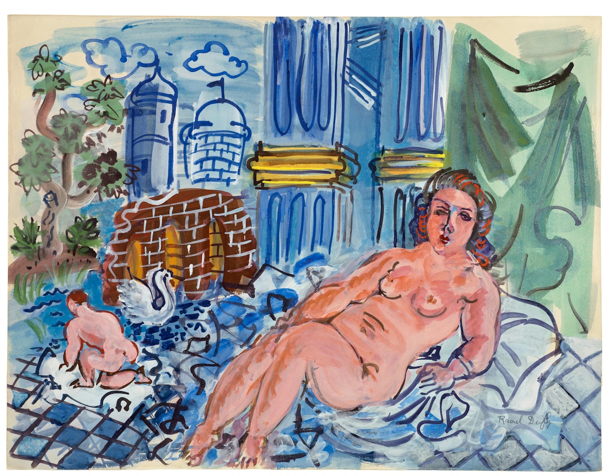 Léda et le cygne by Raoul Dufy