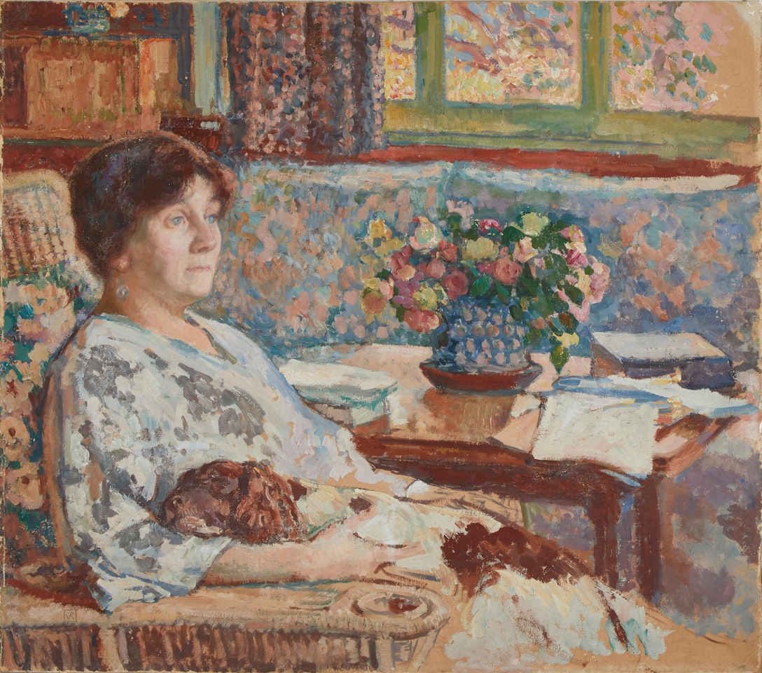 Portrait de Laure Flé by Theo van Rysselberghe