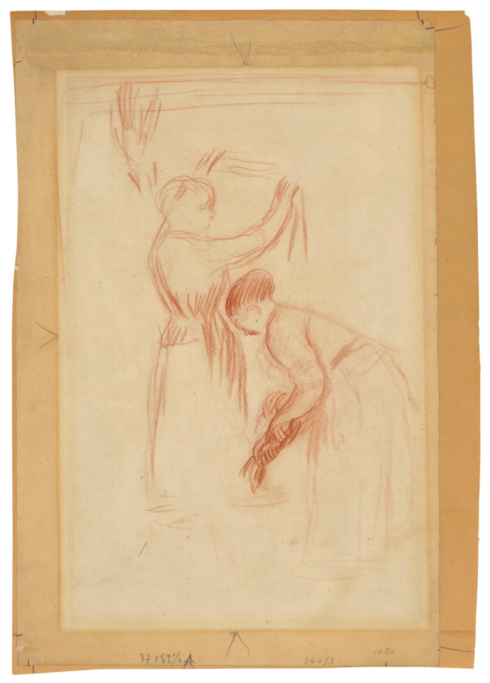 Lavandières by Pierre-Auguste Renoir