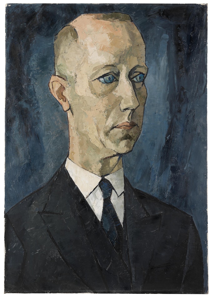 Retrato de J.G. de Thouars by Oswaldo Guayasamin