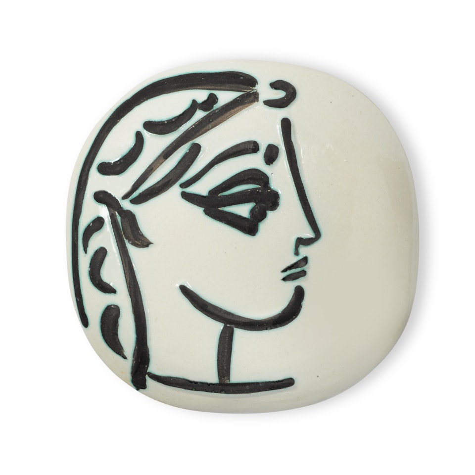 Profil de Jacqueline (Alain Ramié 383) by Pablo Picasso
