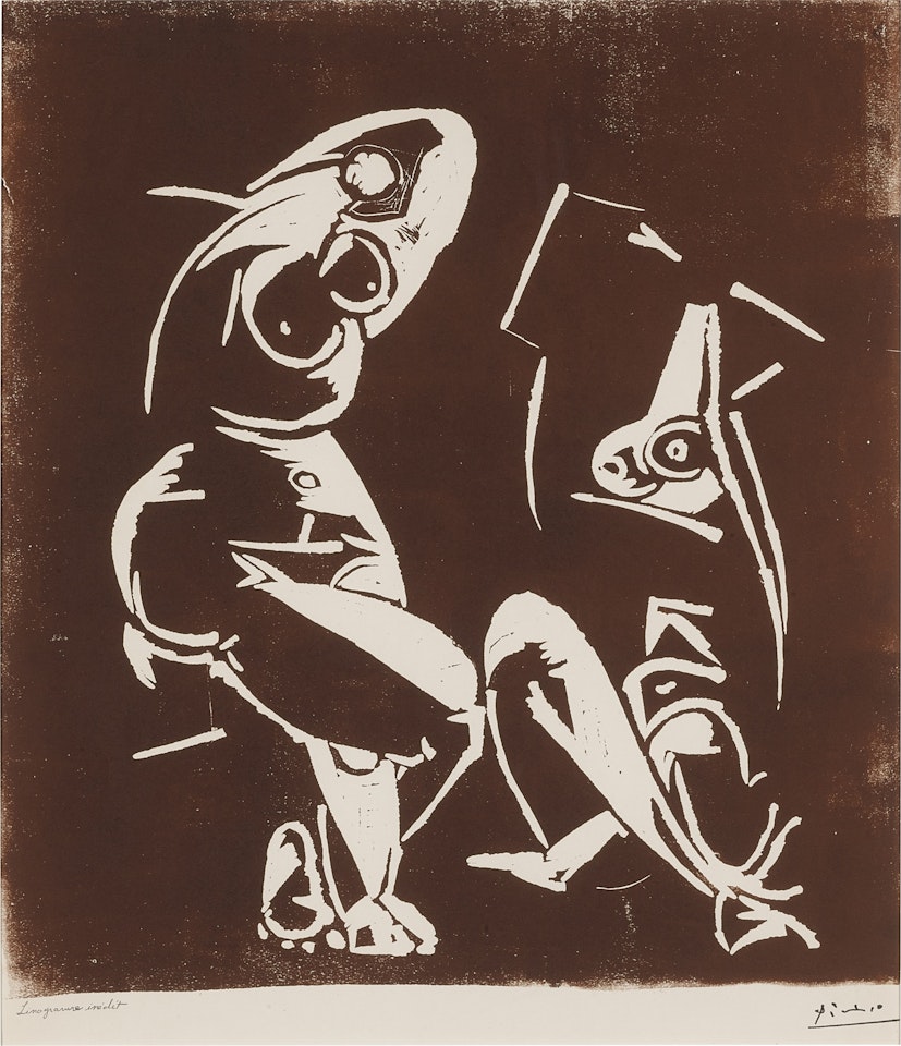 Femmes à leur toilette by Pablo Picasso