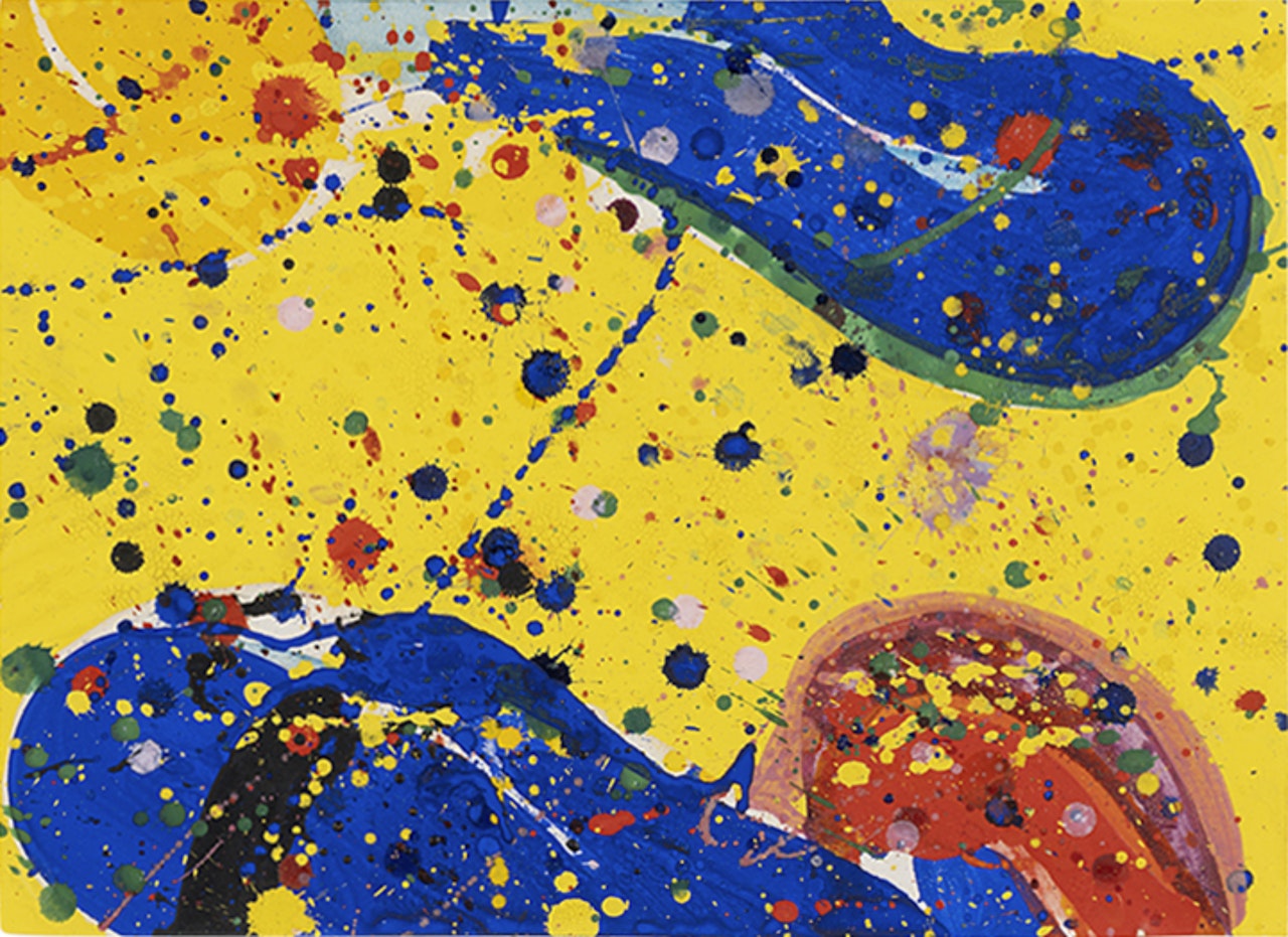 Untitled, L.A. by Sam Francis