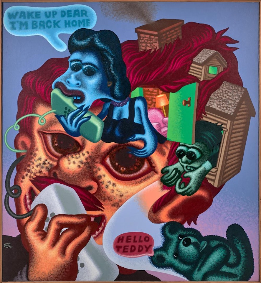 At home in the head  by Peter Saul