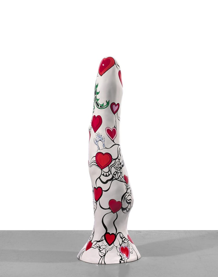 Obélisque aux cœurs rouges by Niki de Saint Phalle
