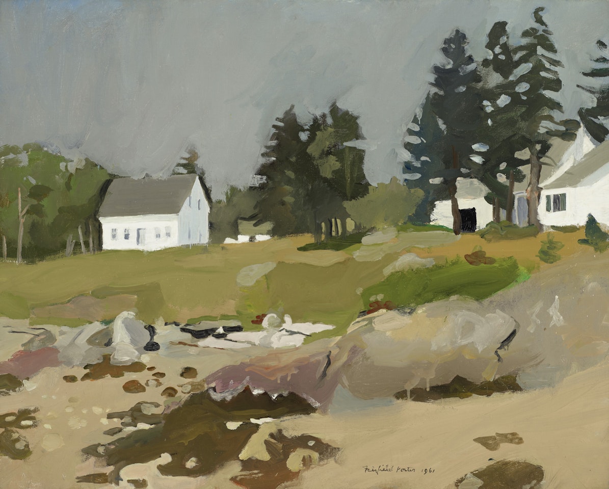 Island Beach by Fairfield Porter