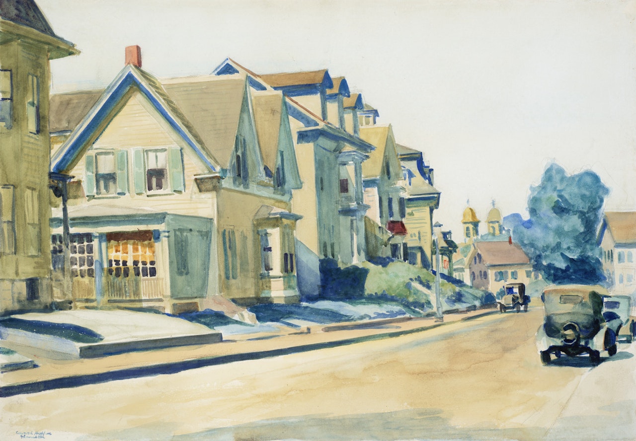 Prospect Street, Gloucester by Edward Hopper