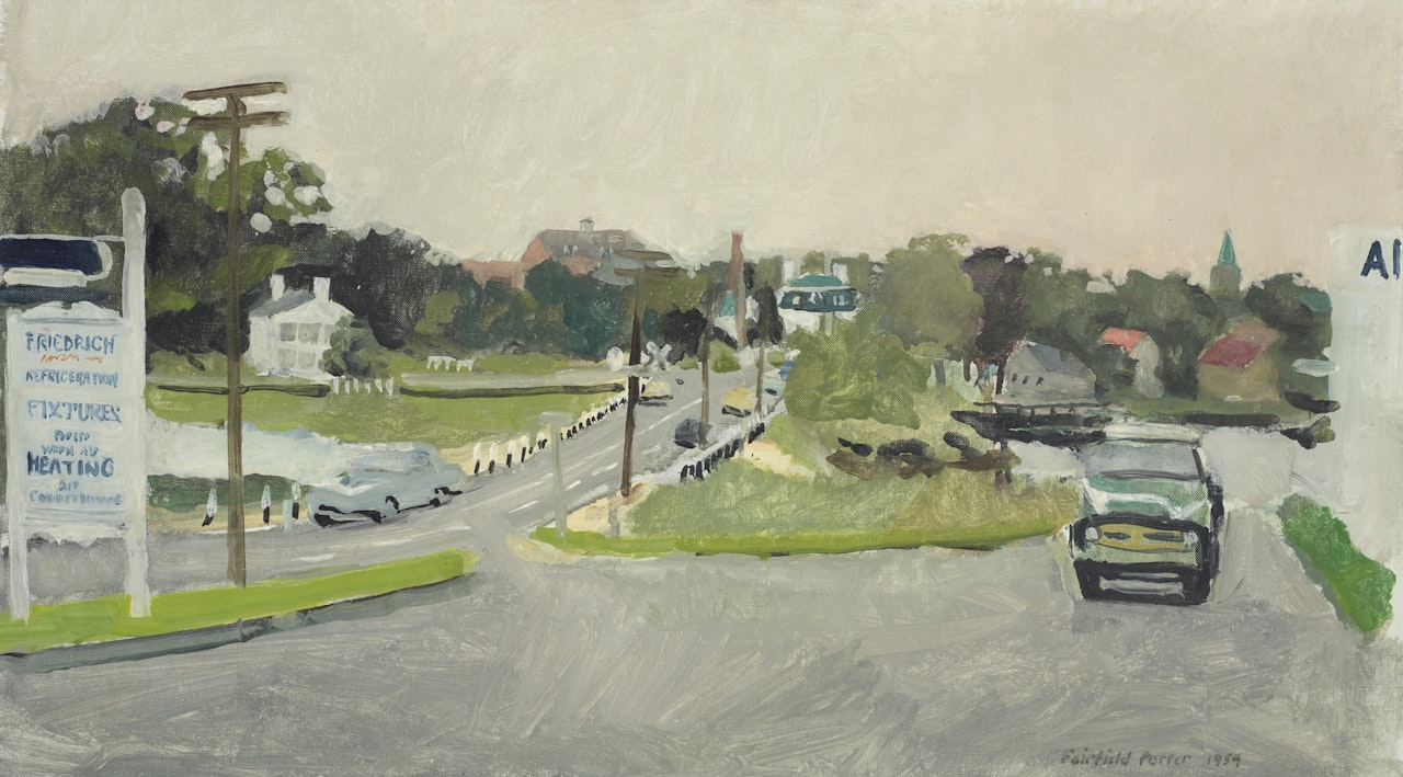 Wareham, Route 6 by Fairfield Porter