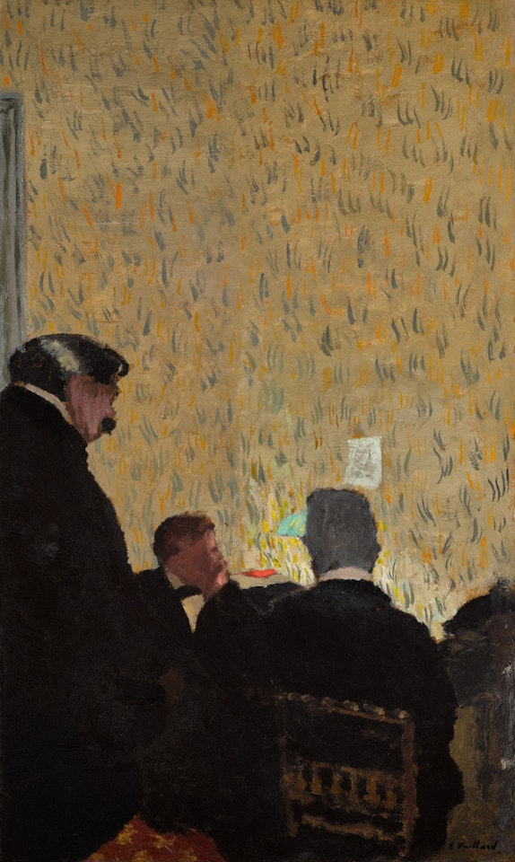 Les messieurs en noir by Édouard Vuillard