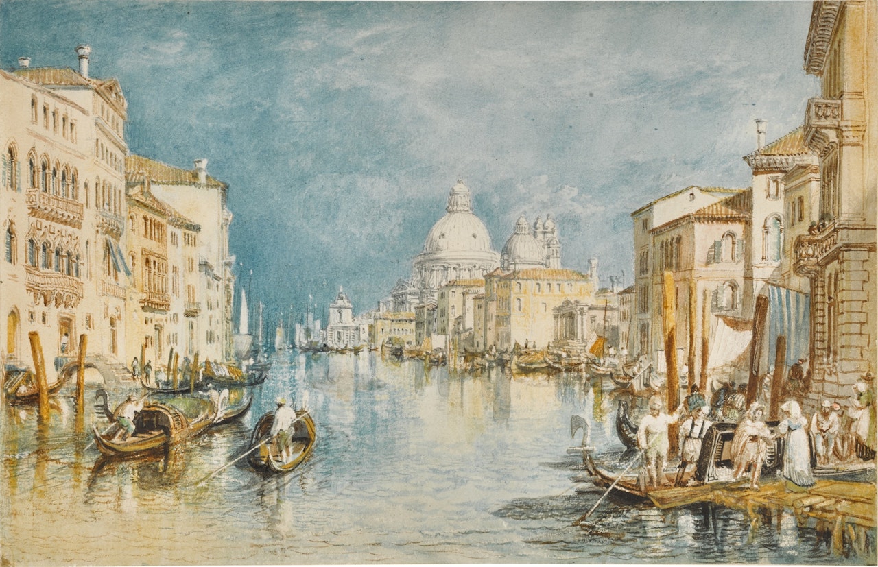 The Grand Canal, with Santa Maria della Salute, Venice by Joseph Mallord William Turner