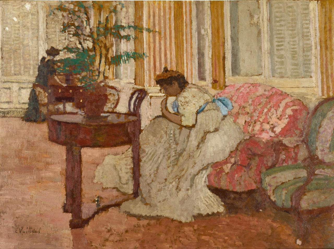 La couseuse by Édouard Vuillard