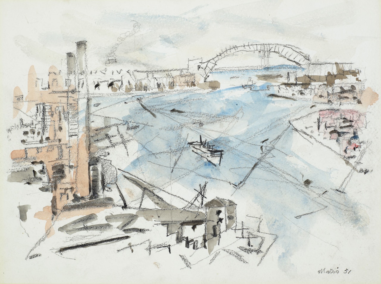 From New York Hospital by John Marin