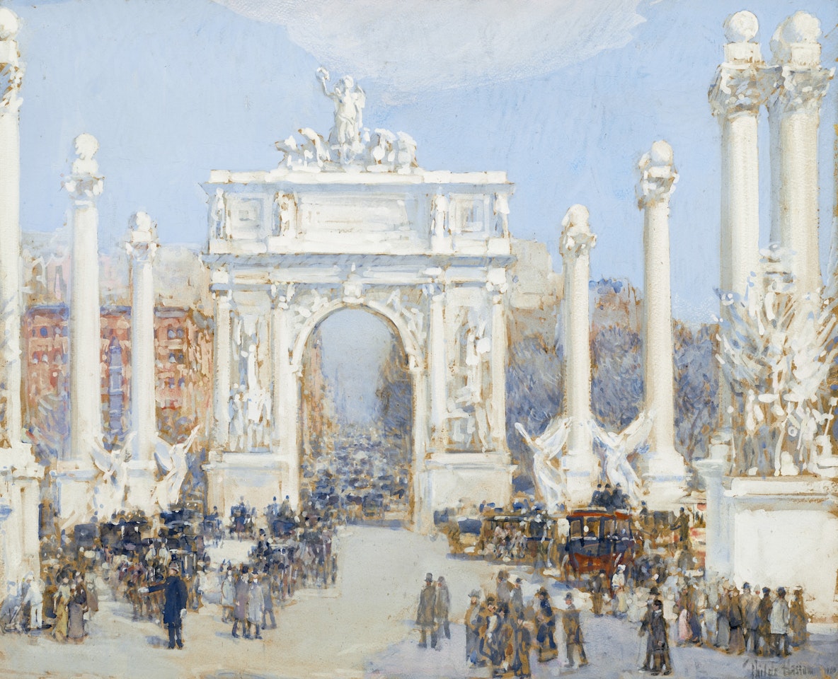 The Dewey Arch (Dewey's Arch) by Childe Hassam