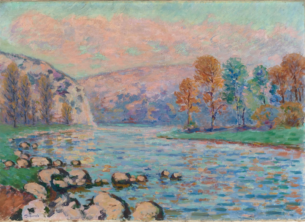 La roche de l'Echo, Crozant by Armand Guillaumin