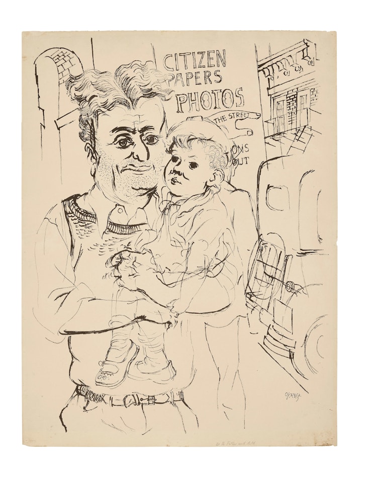 Father and Child by George Grosz