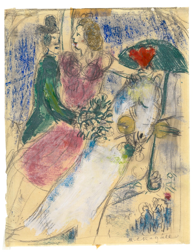 Les amoureux by Marc Chagall