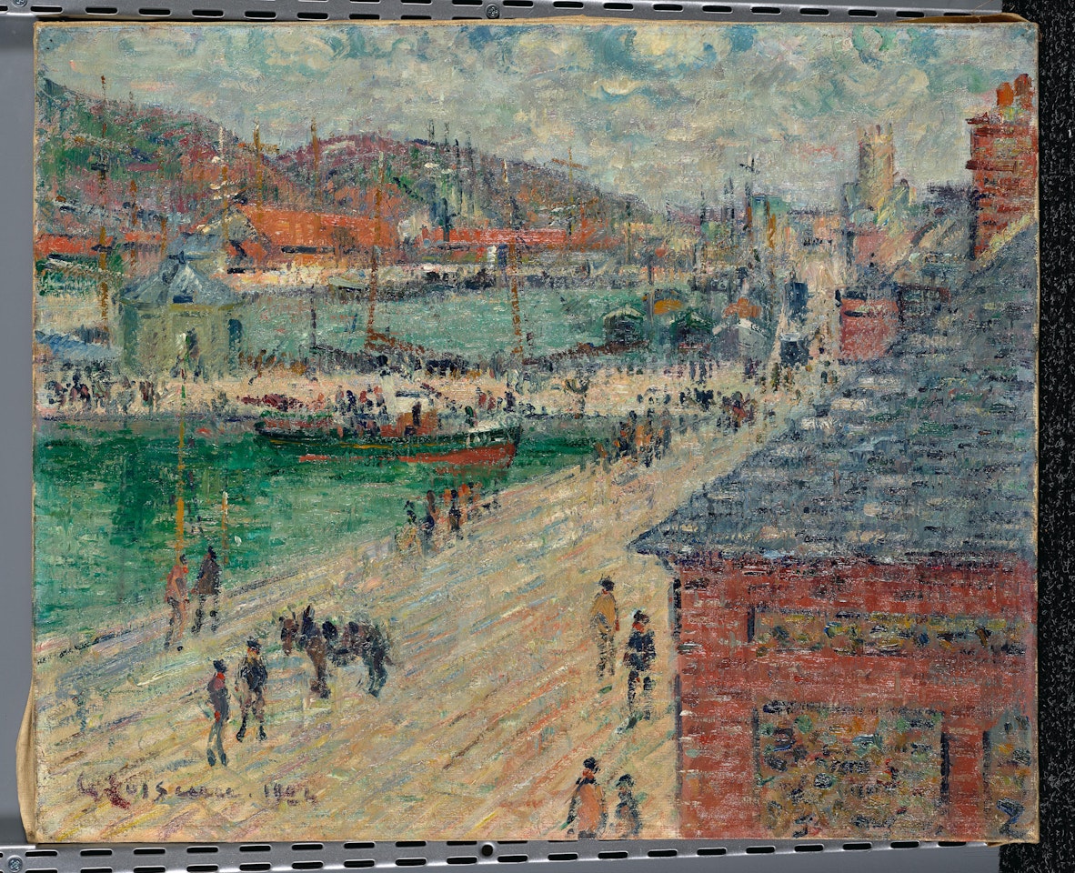 Le port de Fécamp by Gustave Loiseau