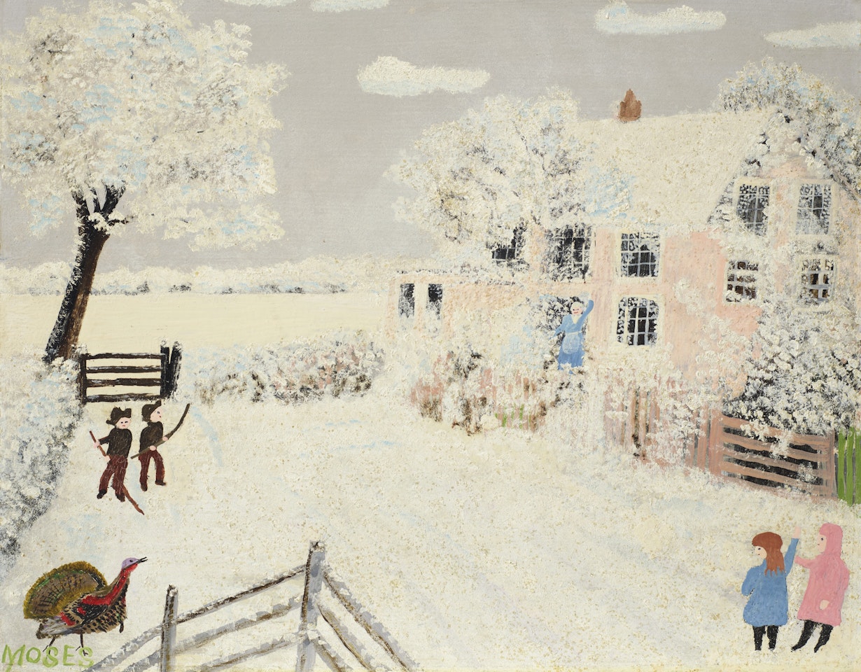 A Frosty Morning by Grandma Moses