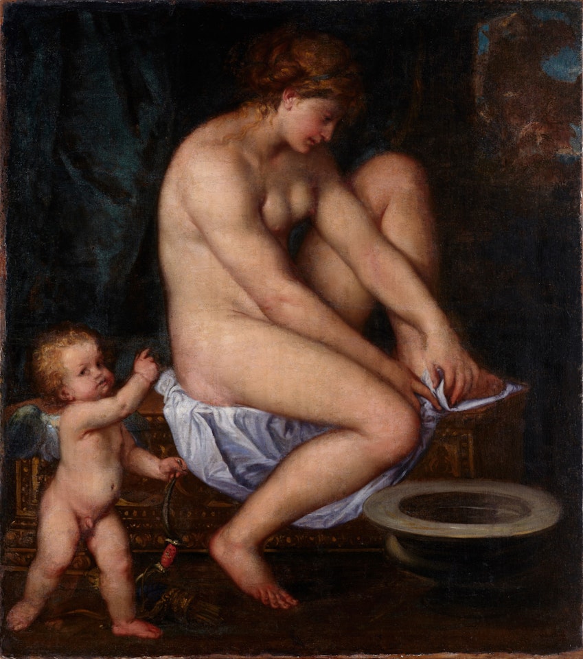 Venus and Cupid by Venetian School