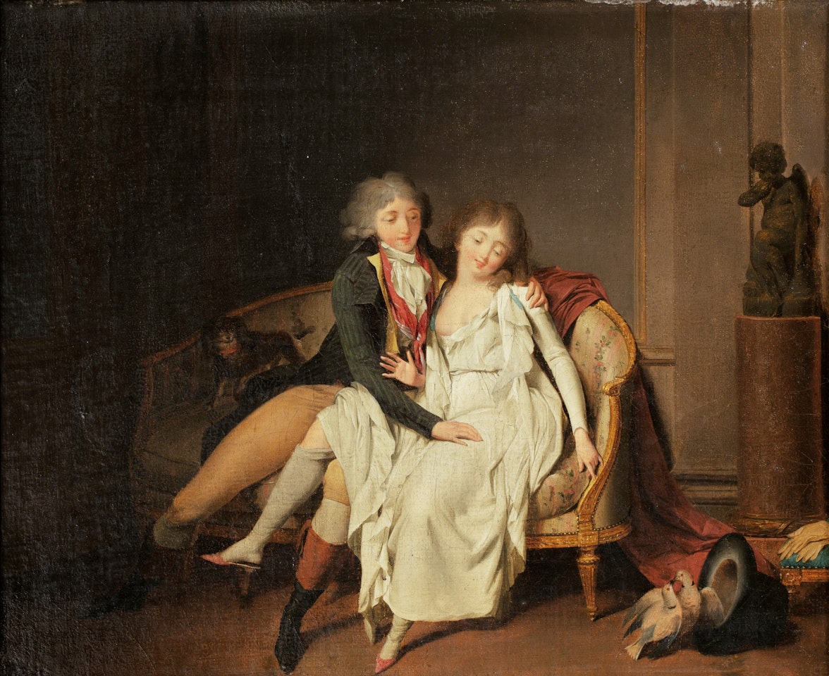 The lesson of conjugal union by Louis-Leopold Boilly