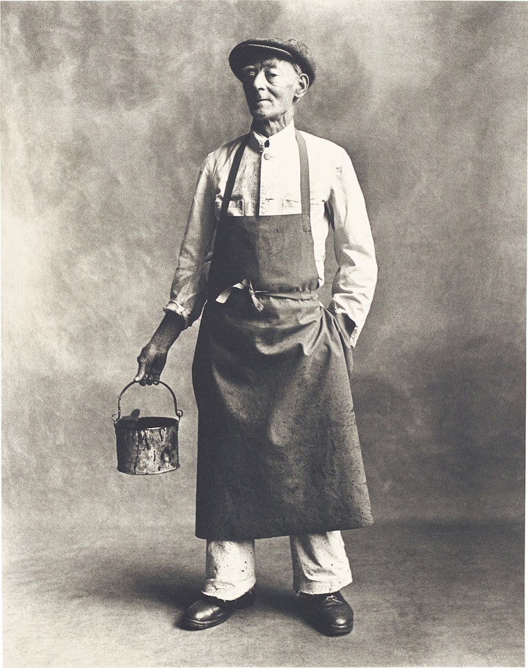 House Painter (B), London by Irving Penn