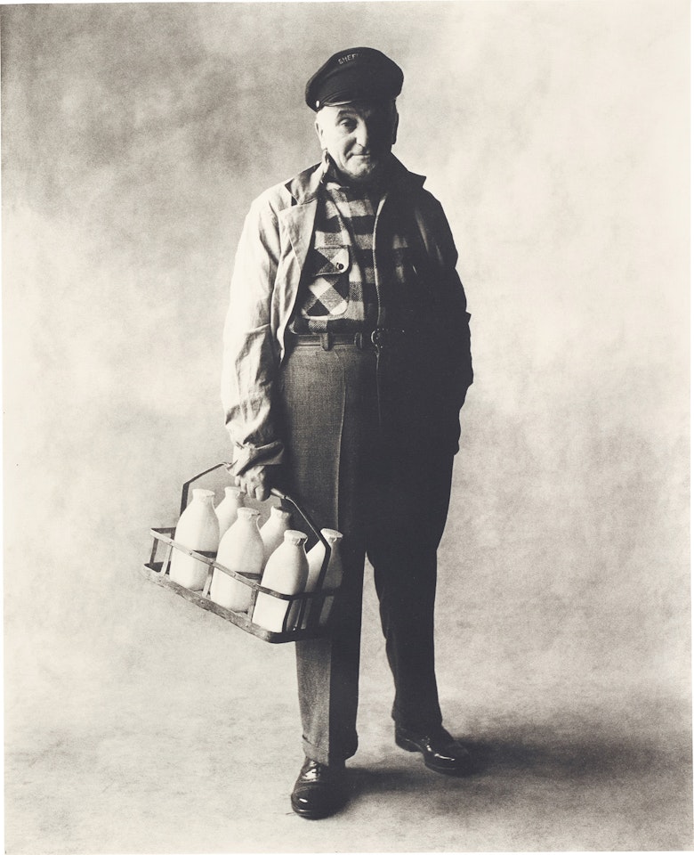 Milkman (A), New York by Irving Penn