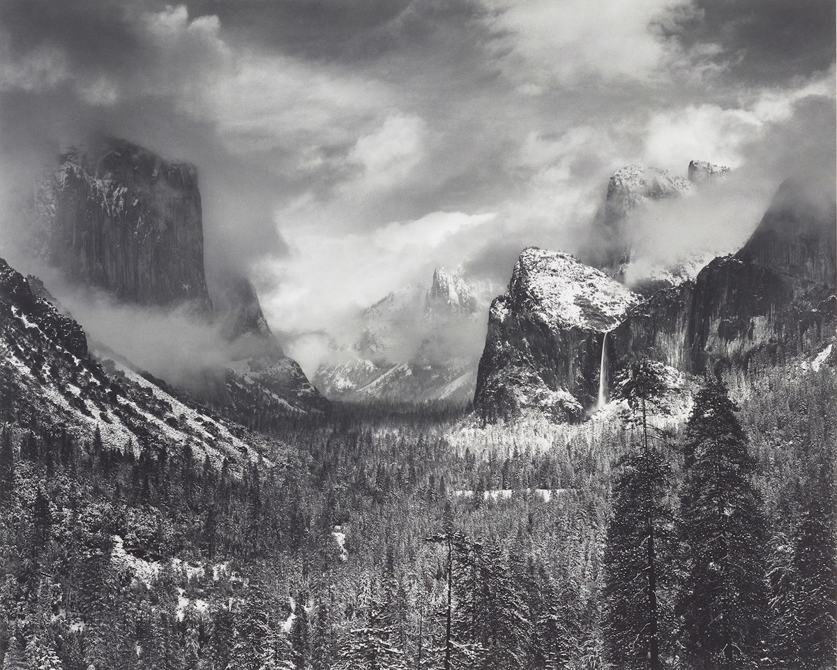 Clearing Winter Storm, Yosemite National Park by Ansel Adams