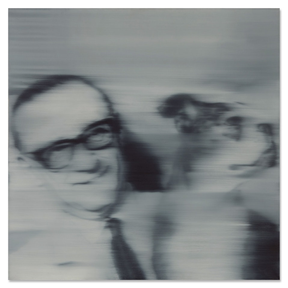 Sammler mit Hund by Gerhard Richter