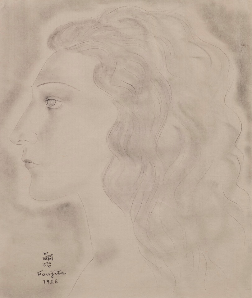 Profil de femme by Leonard Tsuguharu Foujita
