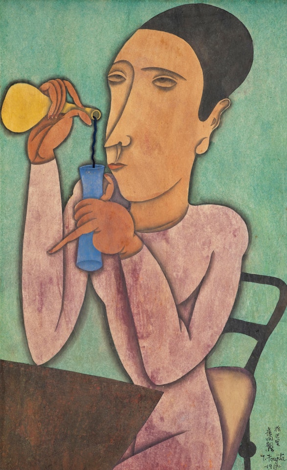 La buveuse d'absinthe by Leonard Tsuguharu Foujita