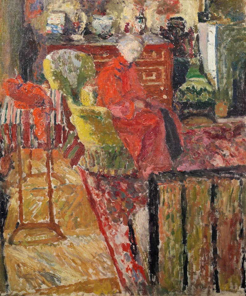 Madame Vuillard en peignoir rouge by Édouard Vuillard