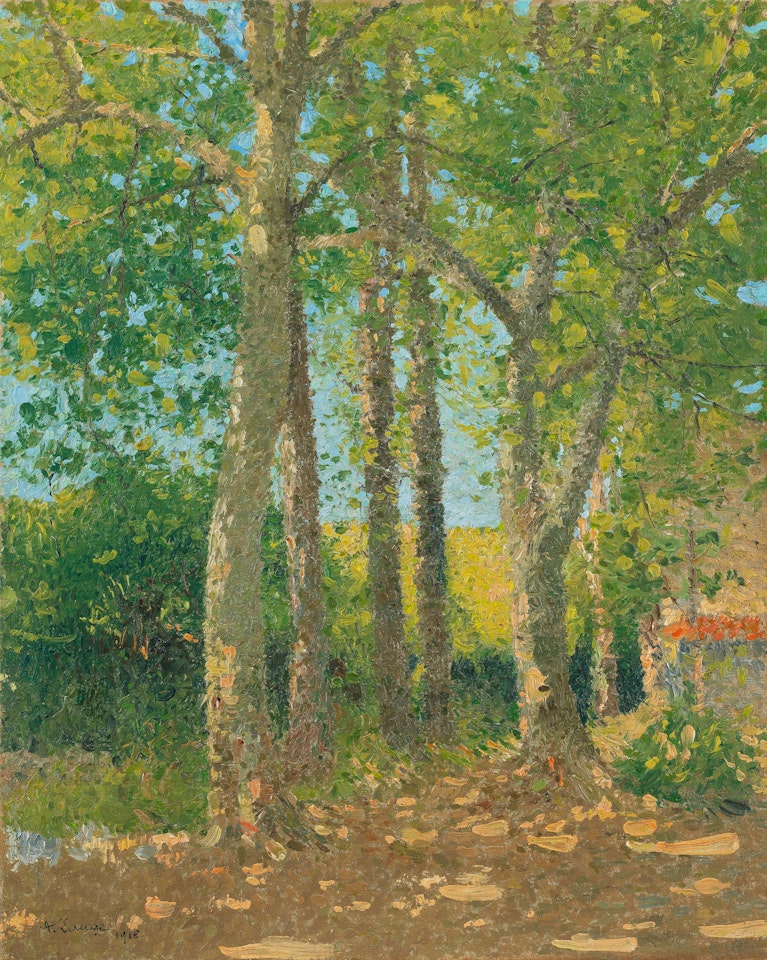 Paysage aux grands arbres by Achille Laugé
