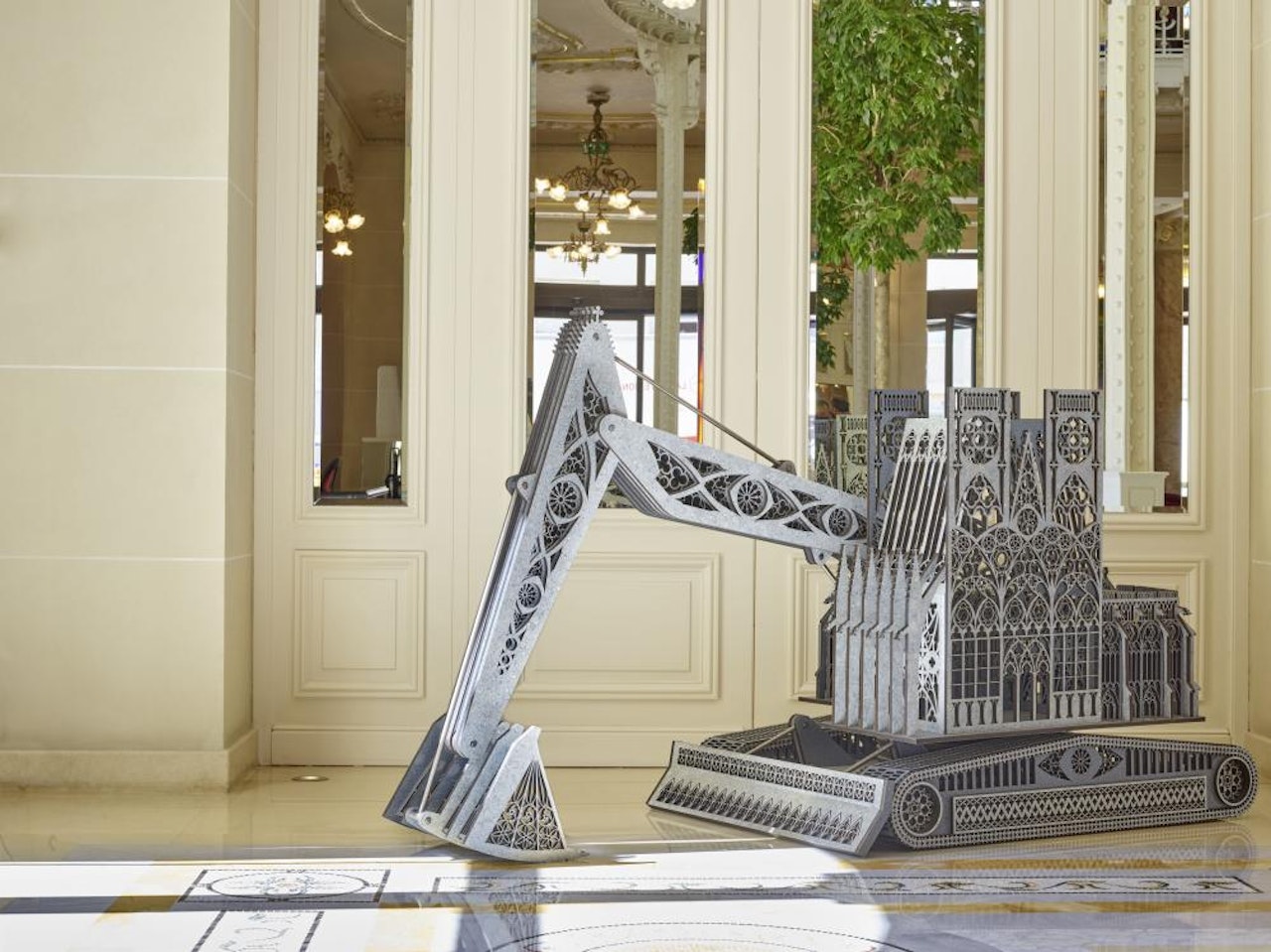 CATERPILLAR (SCALE MODEL)  by Wim Delvoye