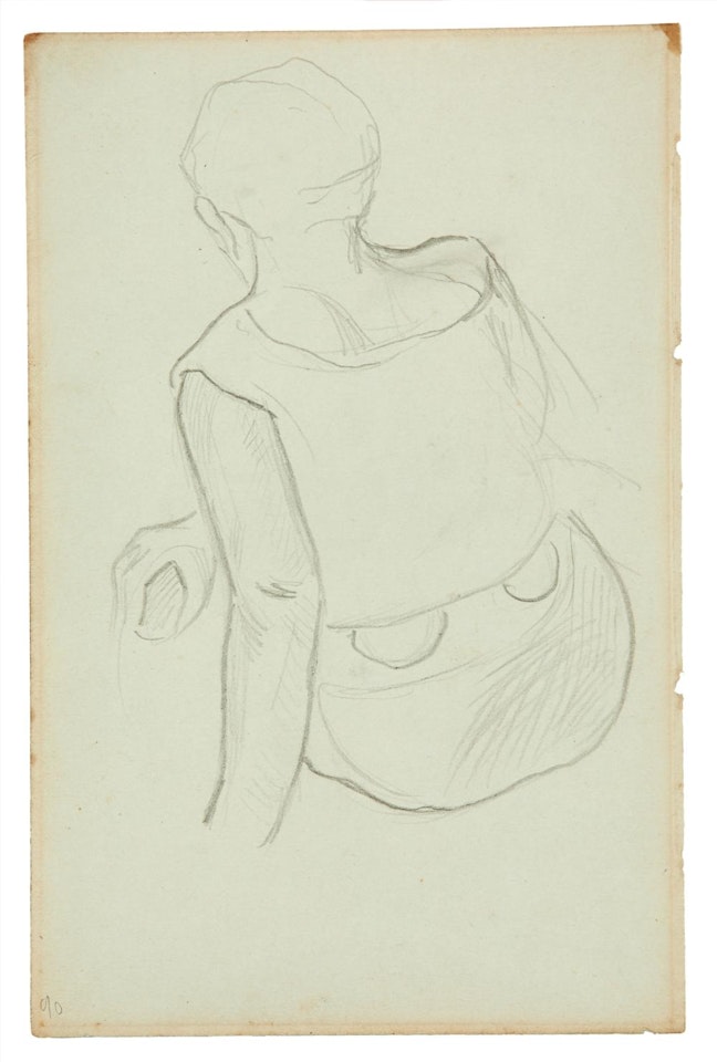 Femme Tahitienne De Dos by Paul Gauguin