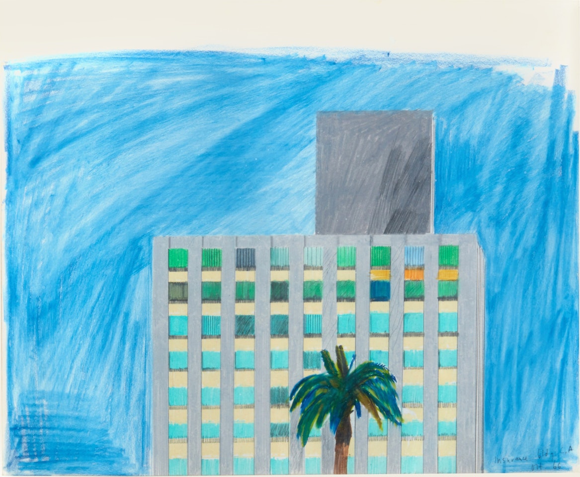 Insurance Bldg L.A by David Hockney