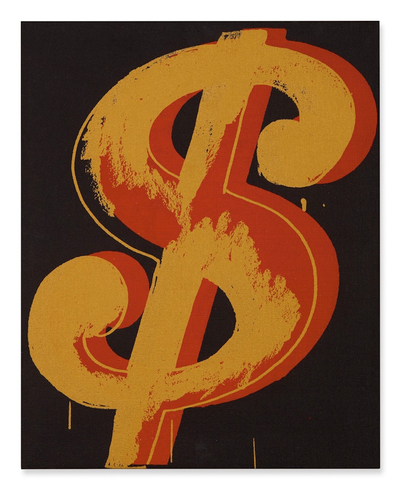 Dollar Sign by Andy Warhol