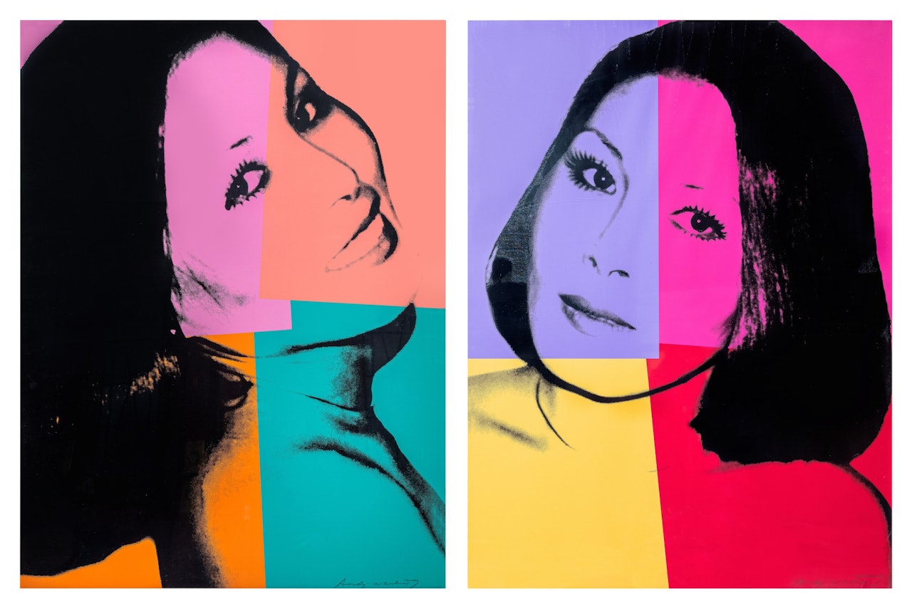 Sachiko (F. & S. II.154-155) [Two Works] by Andy Warhol