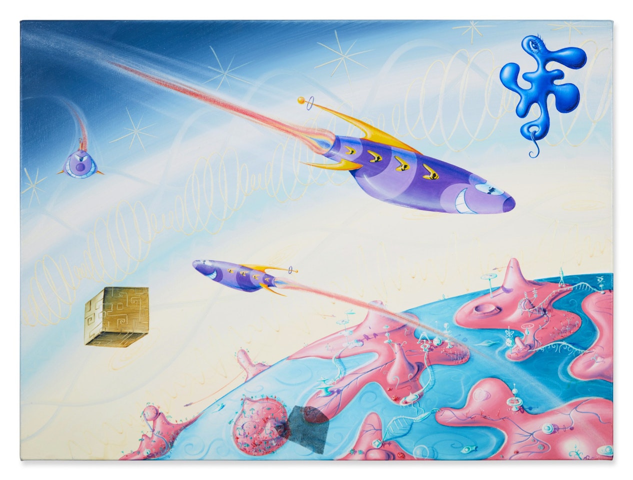 Groovenian Airspace by Kenny Scharf