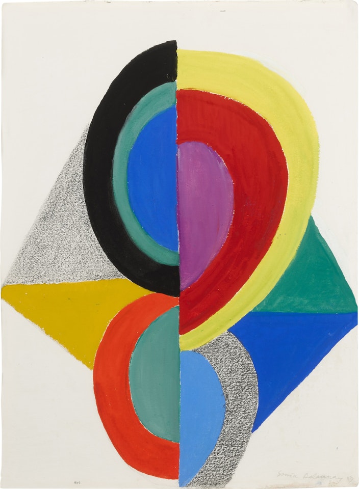 Rythme couleur, Opus 1618 by Sonia Delaunay