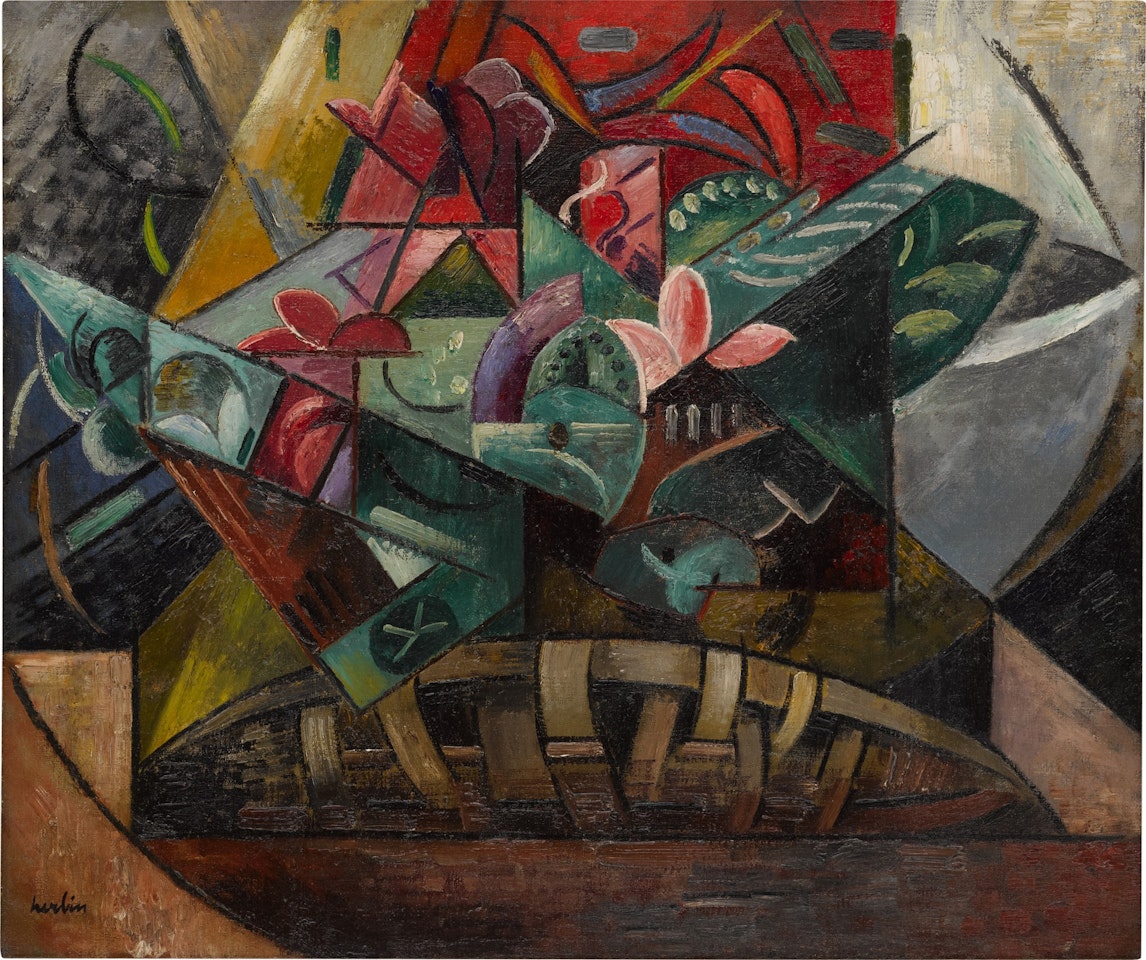 Nature morte au panier by Auguste Herbin