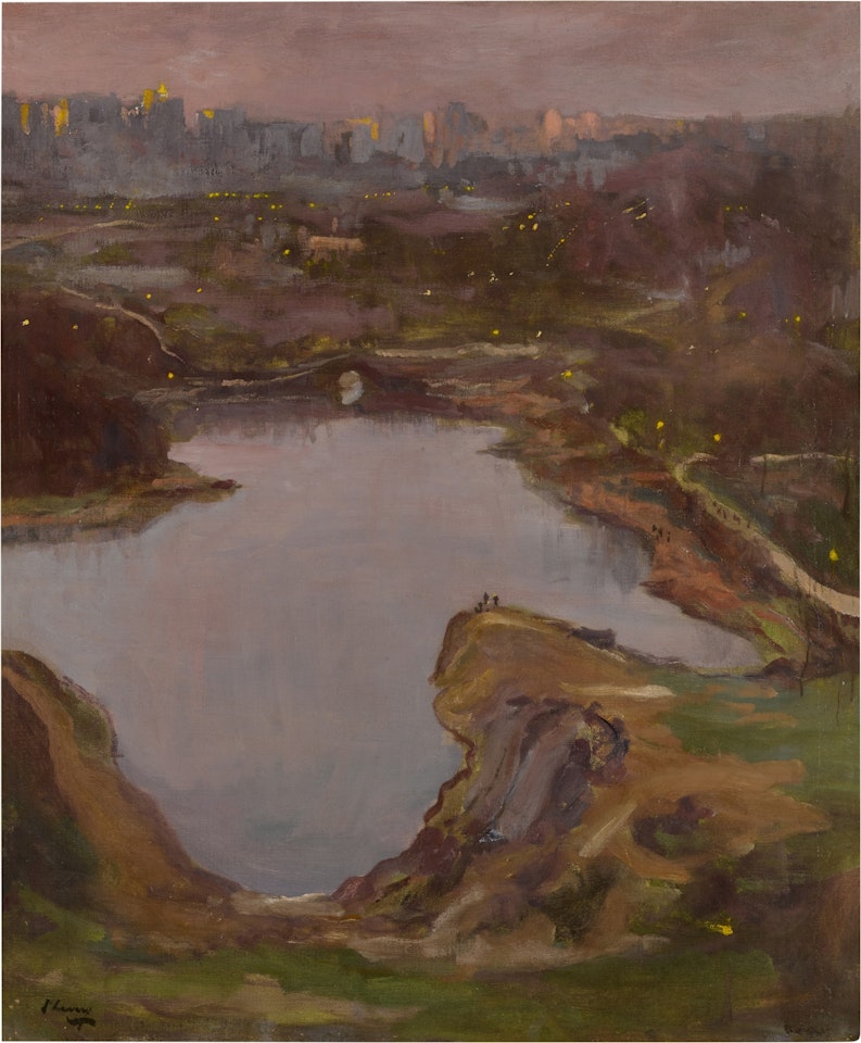 The Central Park, Evening by John Lavery