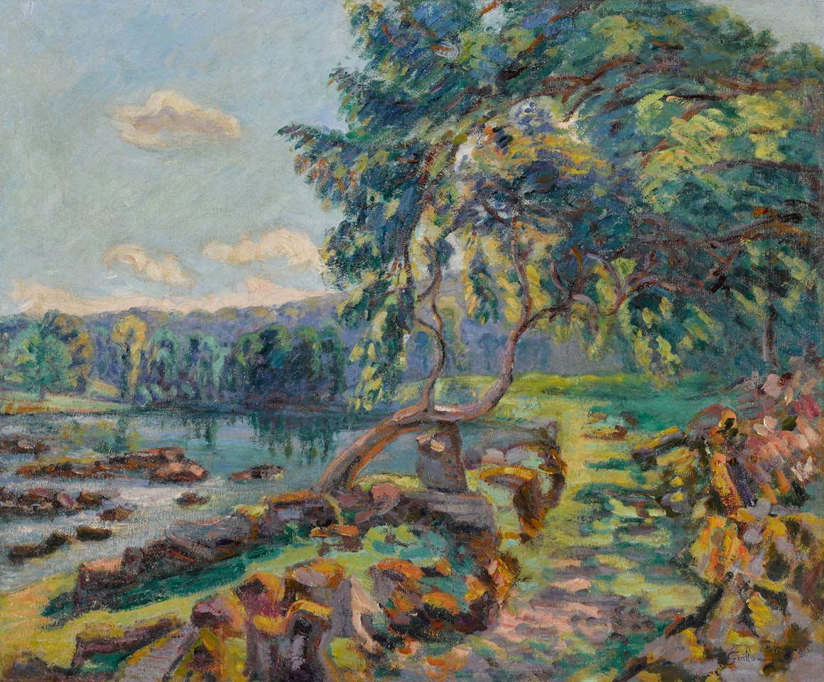 Le Barrage de Genetin by Armand Guillaumin
