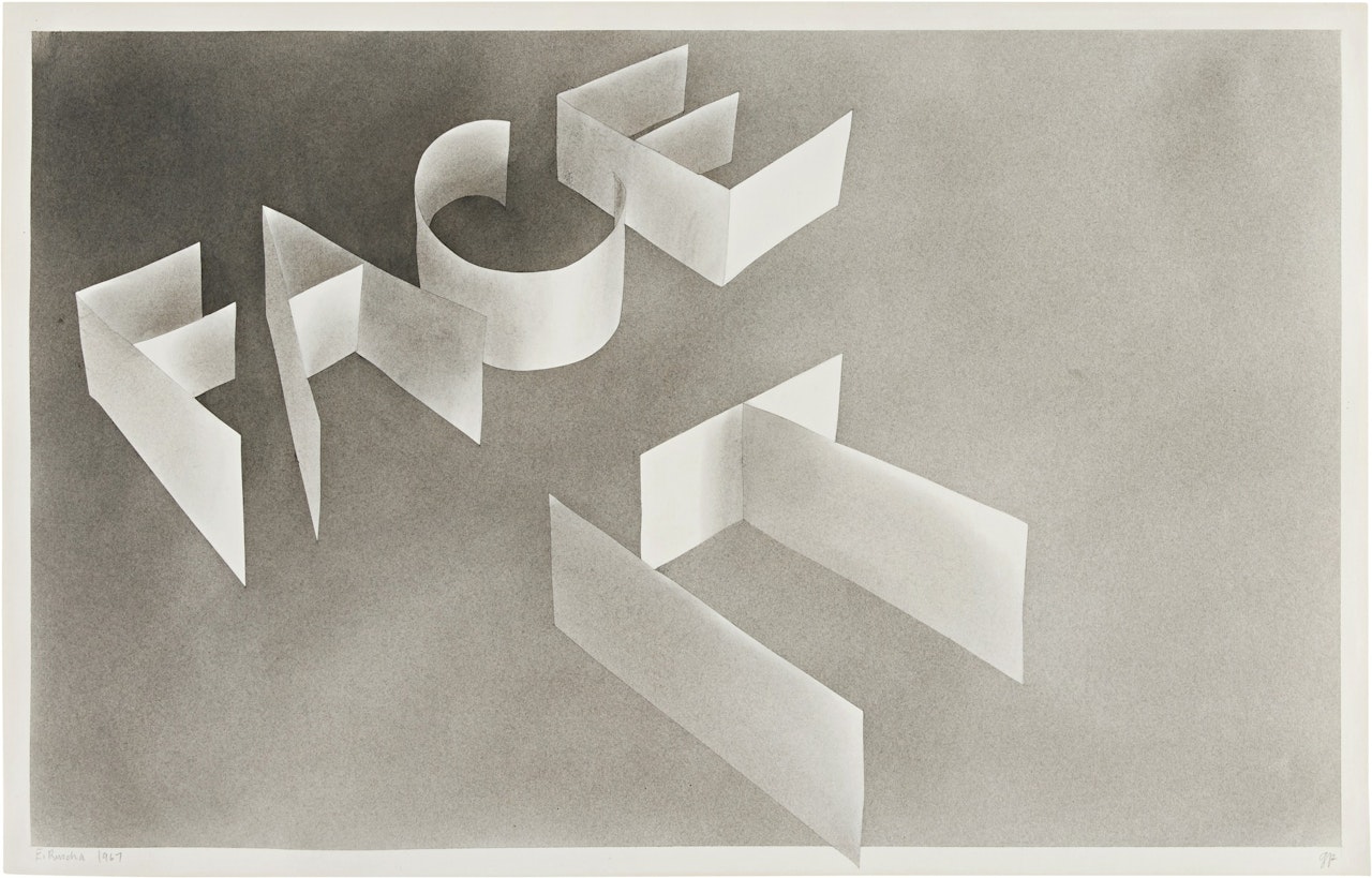 Face It by Ed Ruscha