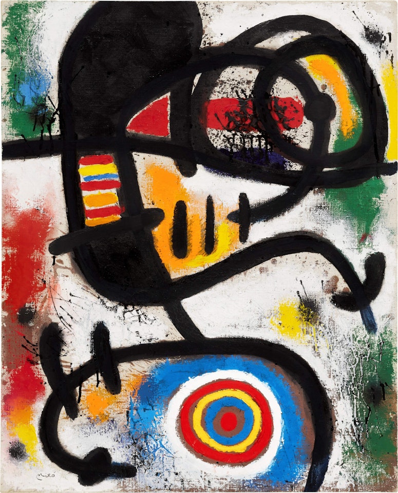 Portrait d'une jeune fille by Joan Miró