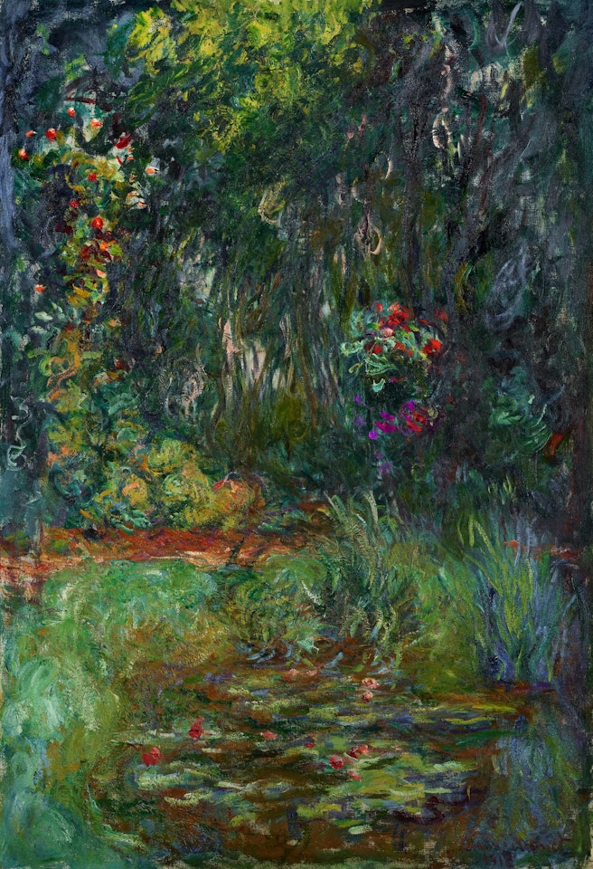 Coin du bassin aux nymphéas by Claude Monet
