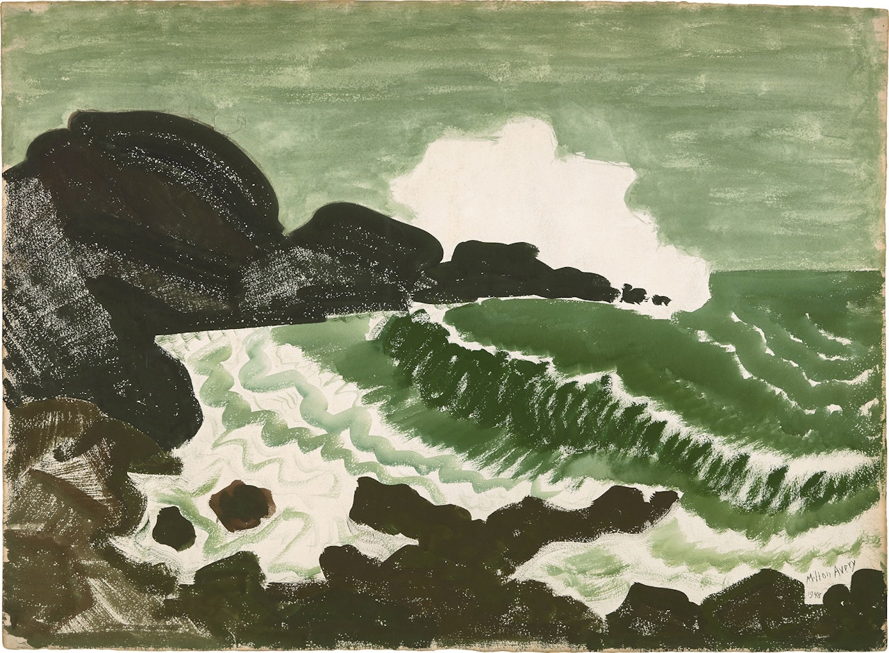 Green Sea by Milton Avery