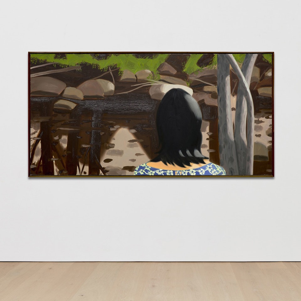 Ada in Front of Black Brook by Alex Katz